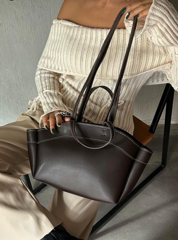 Brown Viva Hand & Shoulder Bag - Image 7