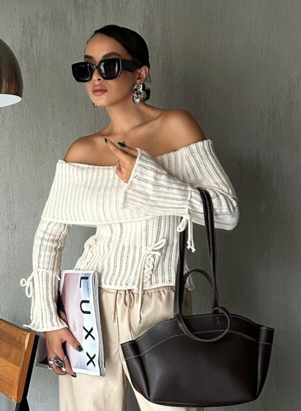 Brown Viva Hand & Shoulder Bag - Image 6